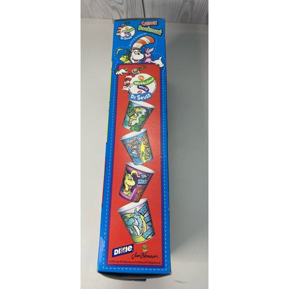 Vintage Dixie Dr. Suess Bathroom Refill 5 Oz, 100 Cups 1997 Comic Book Artist - Picture 3 of 7